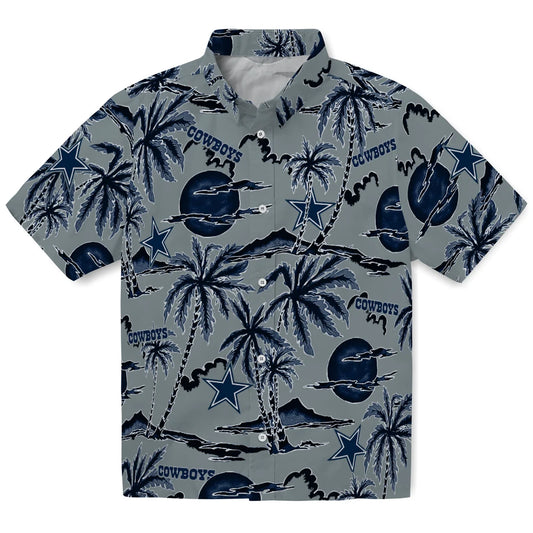 Dallas Cowboys Hawaiian Shirt - Palm Sunset | Moonbestprint