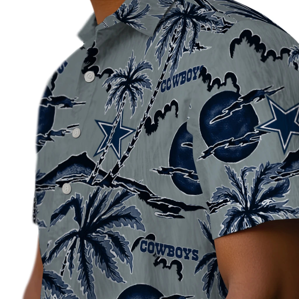Dallas Cowboys Hawaiian Shirt - Palm Sunset | Moonbestprint