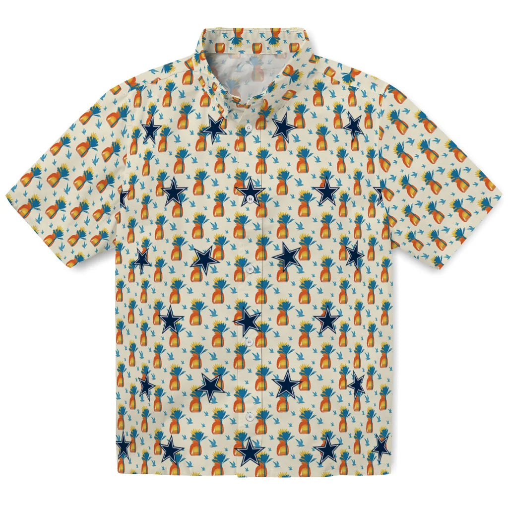 Dallas Cowboys Hawaiian Shirt - Pineapple Delight | Moonbestprint