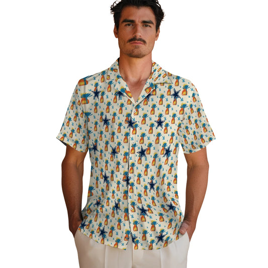 Dallas Cowboys Hawaiian Shirt - Pineapple Delight | Moonbestprint