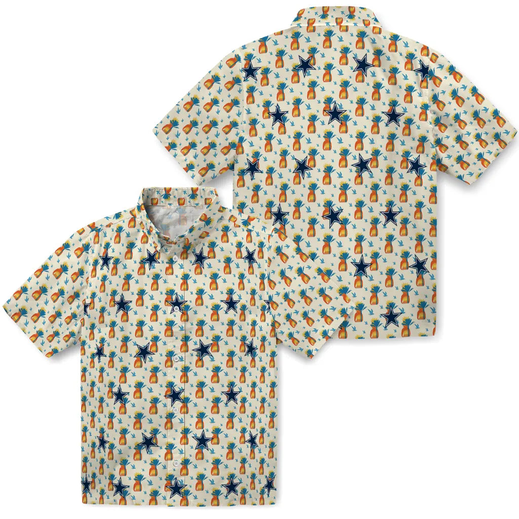 Dallas Cowboys Hawaiian Shirt - Pineapple Delight | Moonbestprint