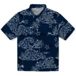 Dallas Cowboys Hawaiian Shirt - Wave Palm | Moonbestprint