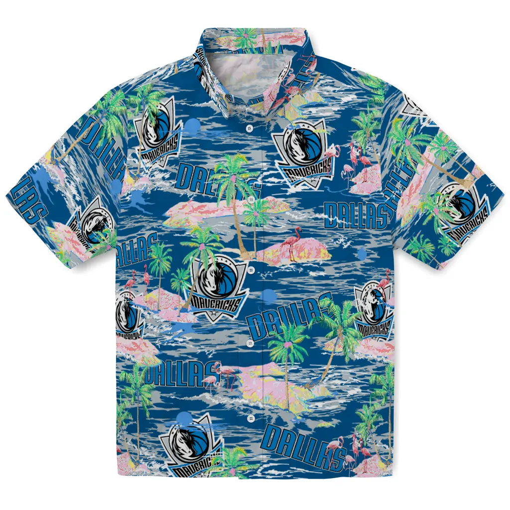 Dallas Mavericks Flamingo Retreat 2026 Hawaiian Shirt – Moonbestprint