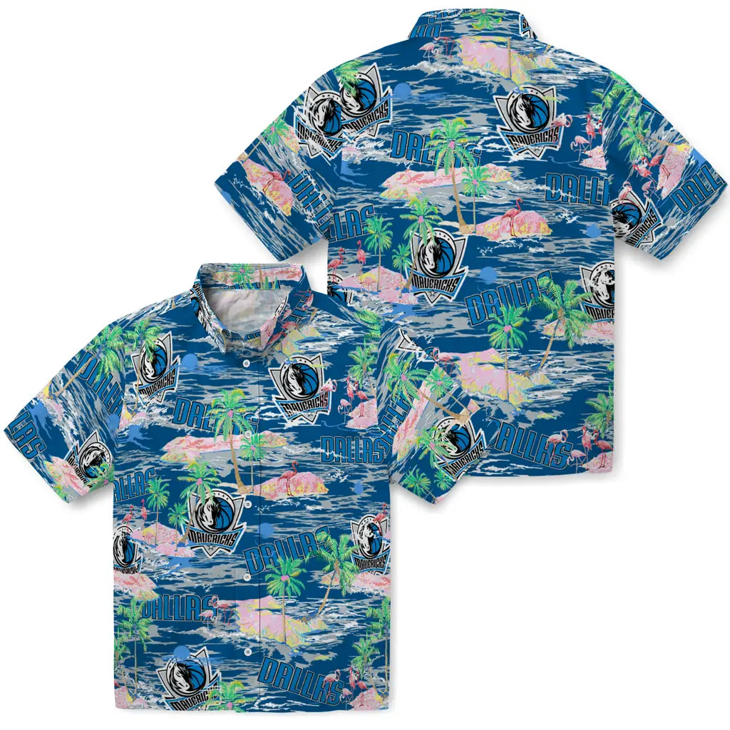 Dallas Mavericks Flamingo Retreat 2026 Hawaiian Shirt – Moonbestprint