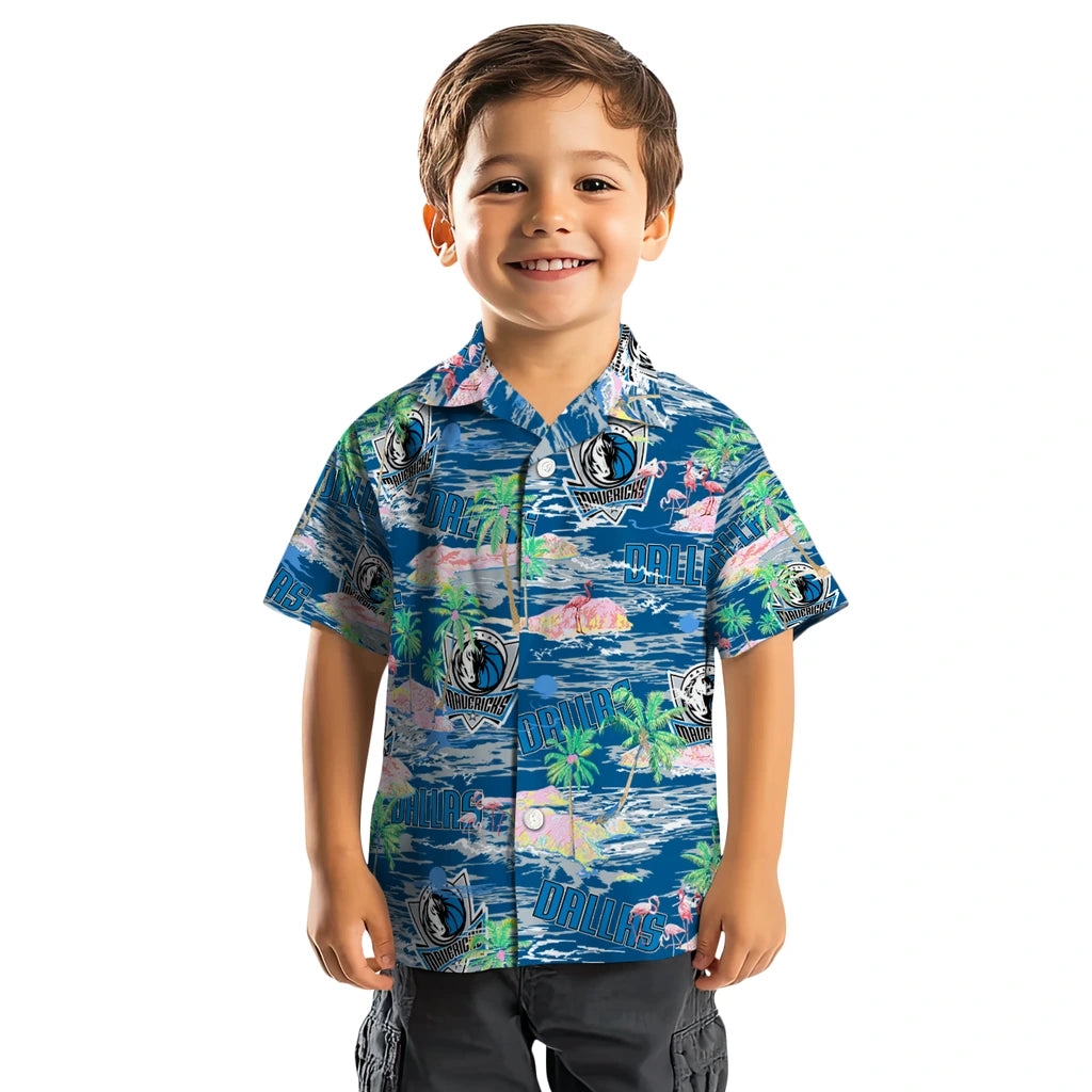 Dallas Mavericks Flamingo Retreat 2026 Hawaiian Shirt – Moonbestprint