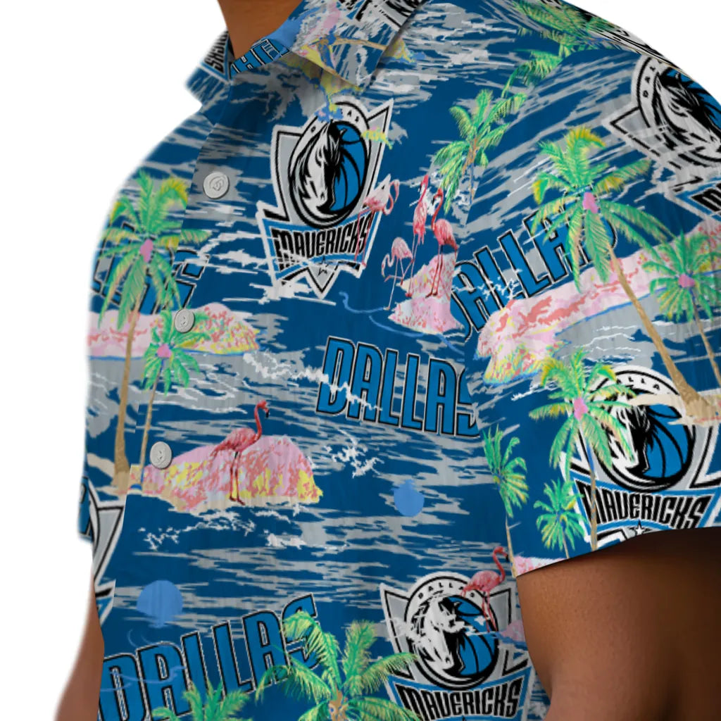 Dallas Mavericks Flamingo Retreat 2026 Hawaiian Shirt – Moonbestprint
