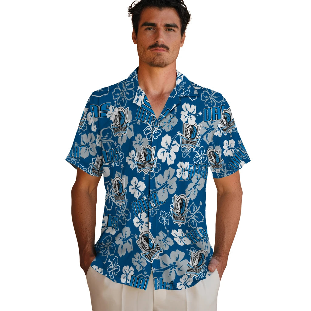 Dallas Mavericks Hibiscus Bloom Hawaiian Shirt – Moonbestprint