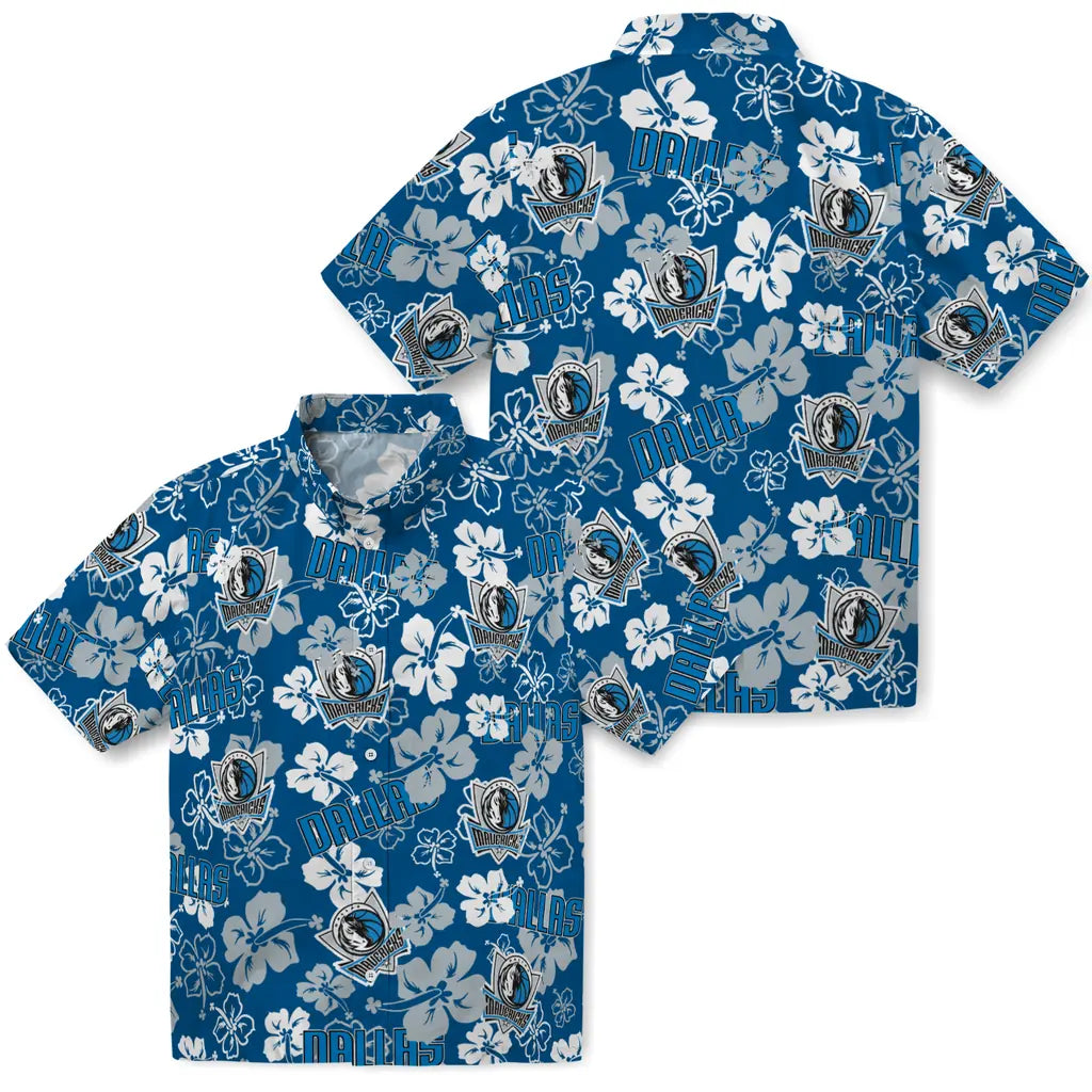 Dallas Mavericks Hibiscus Bloom Hawaiian Shirt – Moonbestprint