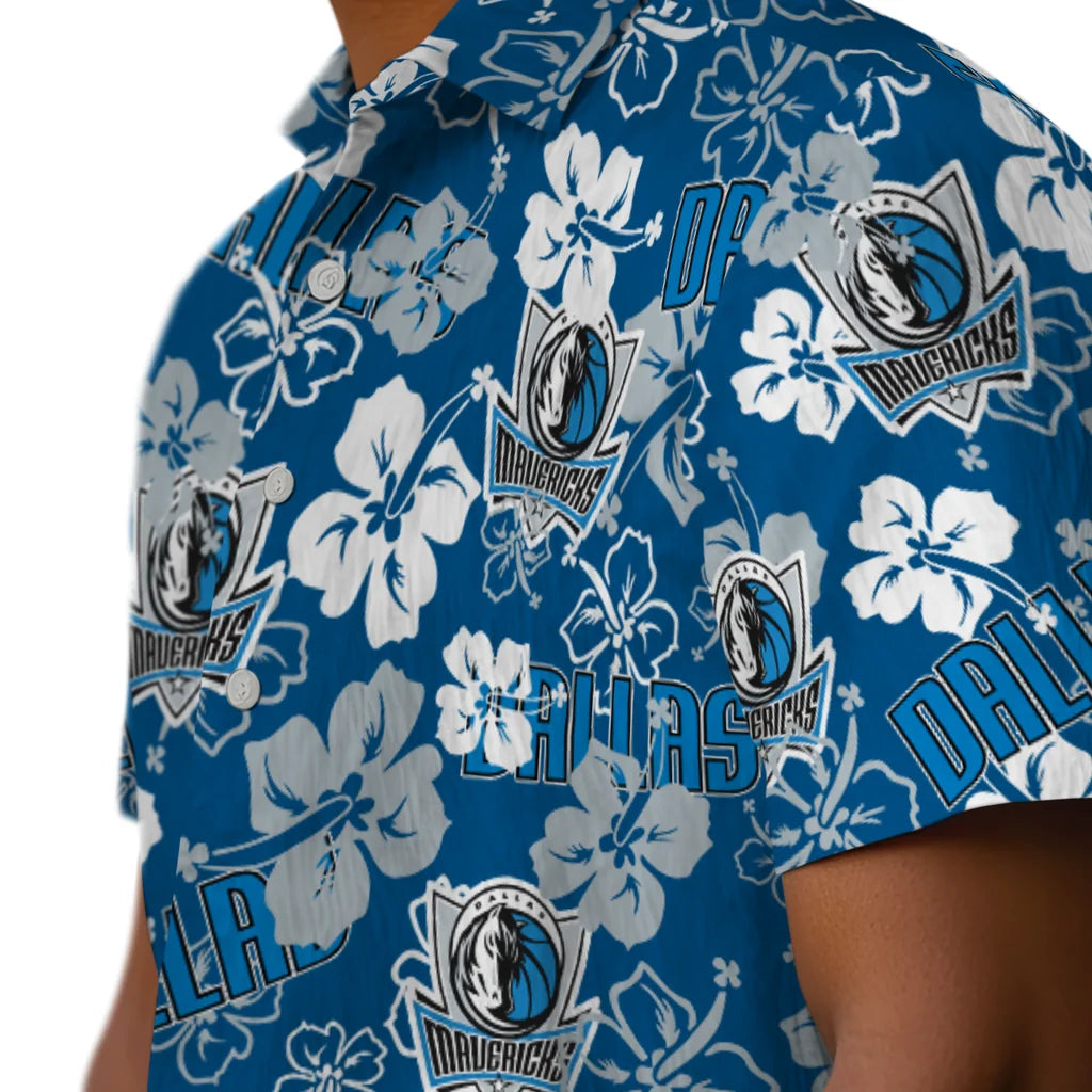 Dallas Mavericks Hibiscus Bloom Hawaiian Shirt – Moonbestprint