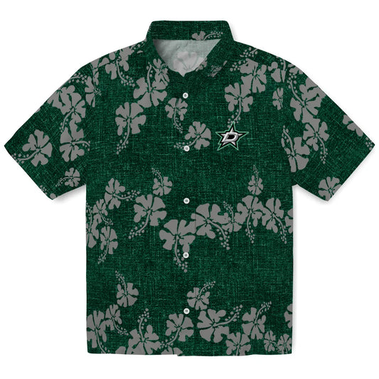 Dallas Stars Hawaiian Shirt - 50th State Flower | Moonbestprint
