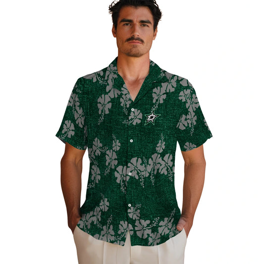 Dallas Stars Hawaiian Shirt - 50th State Flower | Moonbestprint