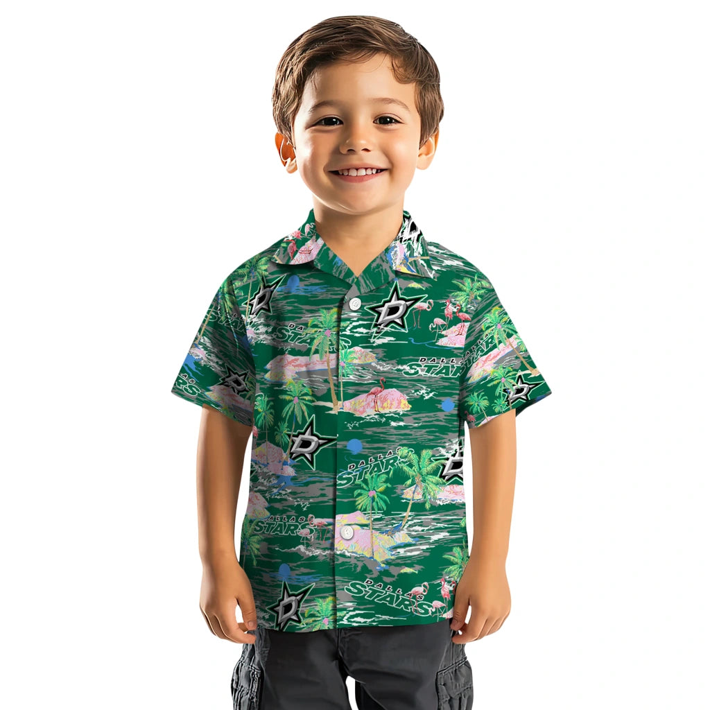 Dallas Stars Flamingo Retreat 2026 Hawaiian Shirt – Moonbestprint
