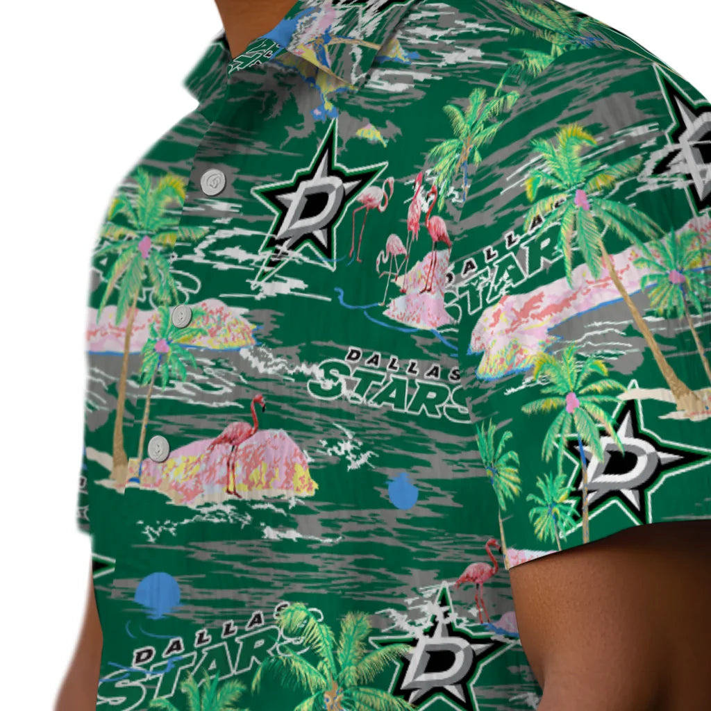 Dallas Stars Flamingo Retreat 2026 Hawaiian Shirt – Moonbestprint