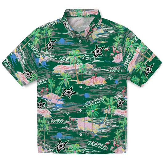 Dallas Stars Hawaiian Shirt - Hawaii Island | Moonbestprint