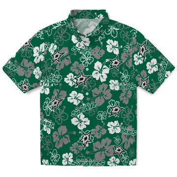 Dallas Stars Hibiscus Bloom Hawaiian Shirt – Moonbestprint