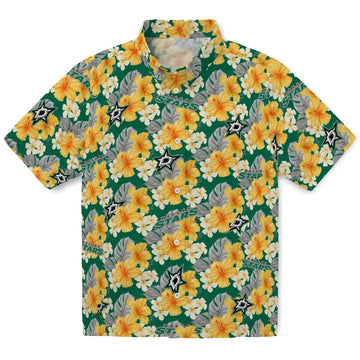 Dallas Stars Hawaiian Shirt - Hibiscus Tropics | Moonbestprint
