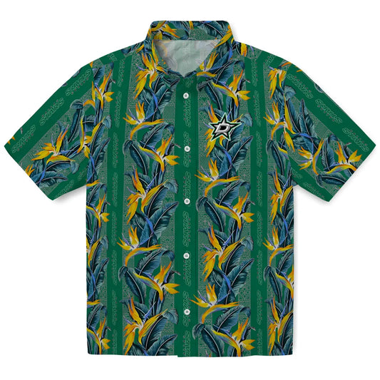 Dallas Stars Hawaiian Shirt - Paradise Vines | Moonbestprint