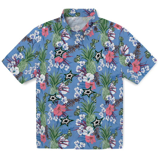 Dallas Stars Hawaiian Shirt - Pineapple Bouquet | Moonbestprint