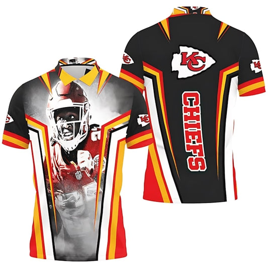 Damien Williams 27 Kansas City Chiefs Polo Shirt - Moonbestprint