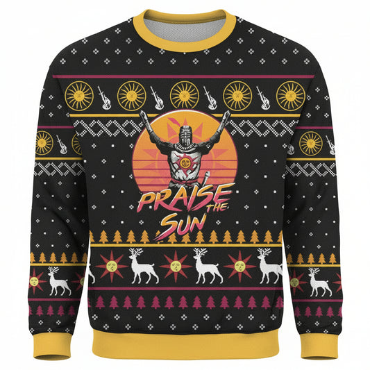 Dark Souls Star Wars Praise The Sun Ugly 3D Christmas Sweater ? Usalast