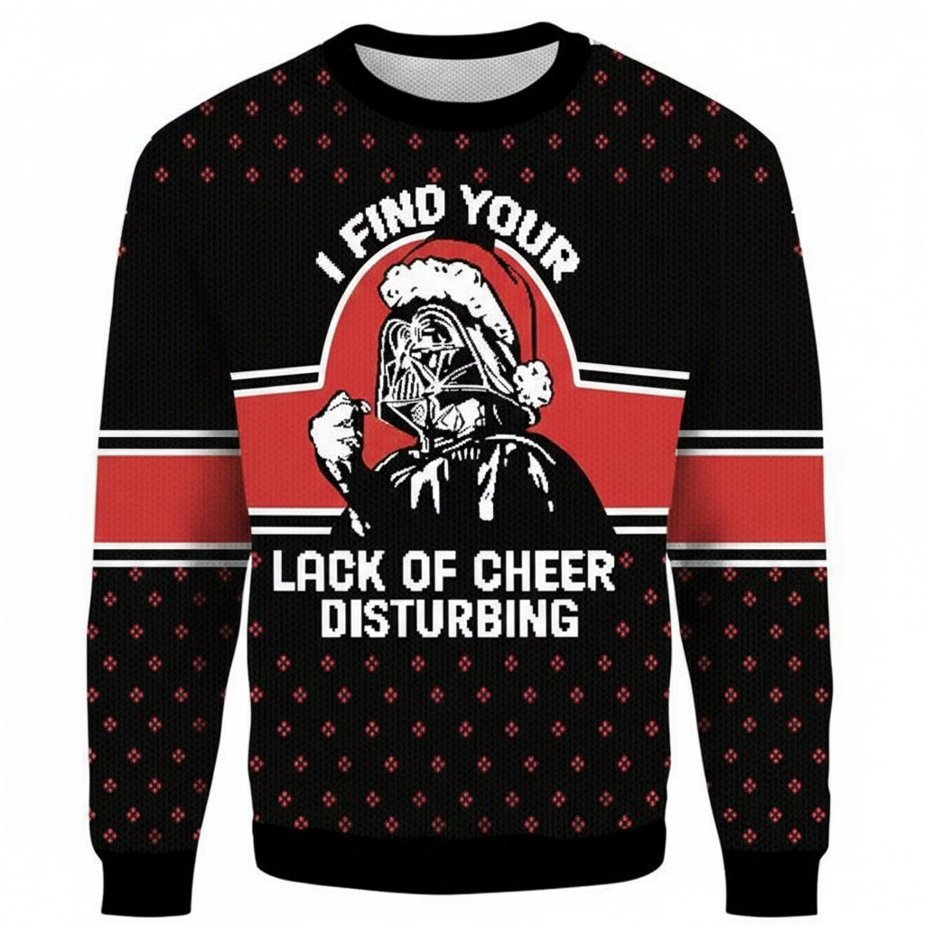 Darth Vader Star Wars I Find Your Lack of Cheer Disturbing Ugly 3D Xmas Sweater ? Usalast