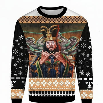 David Lo Pan Big Trouble in Little China Ugly 3D Christmas Sweater ? Usalast