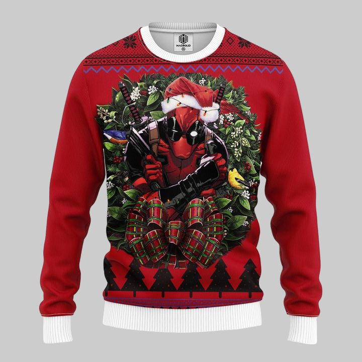 Deadpool Professor X Noel Mc Ugly Christmas Sweater Thanksgiving Gift ? Usalast