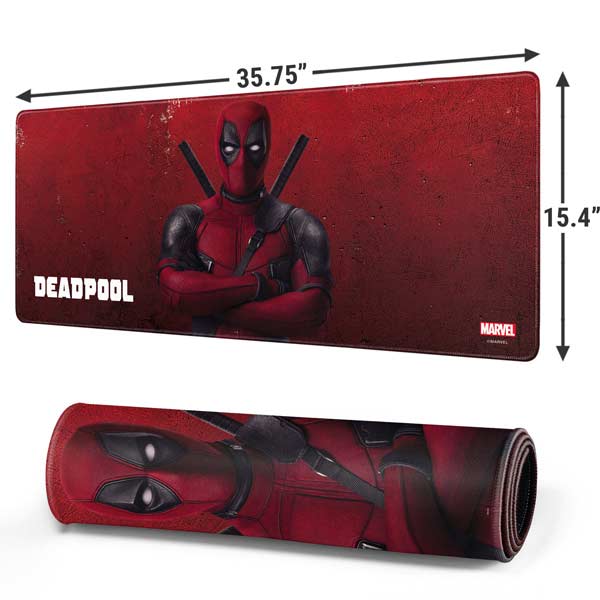 Marvel Deadpool Legacy Deadpool Red Poster Gaming Mouse Pad Moonbestprint