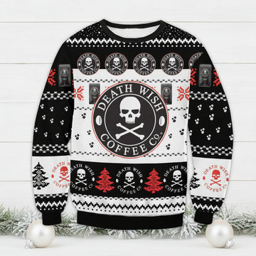 Death Wish Coffee Ugly Christmas Sweater 2022 ? Usalast