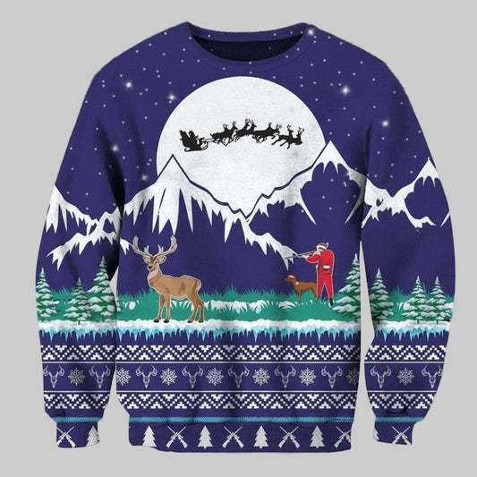 Deer Hunting Christmas Unisex 3D Ugly Christmas Sweater ? Usalast