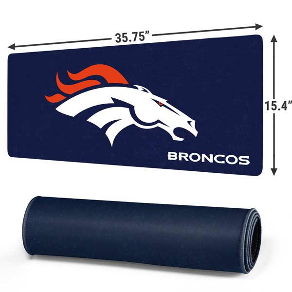 NFL Denver Broncos - Distressed Gaming Mouse Pad Moonbestprint