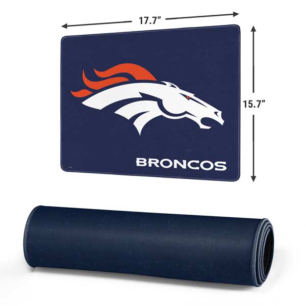 NFL Denver Broncos - Distressed Gaming Mouse Pad Moonbestprint