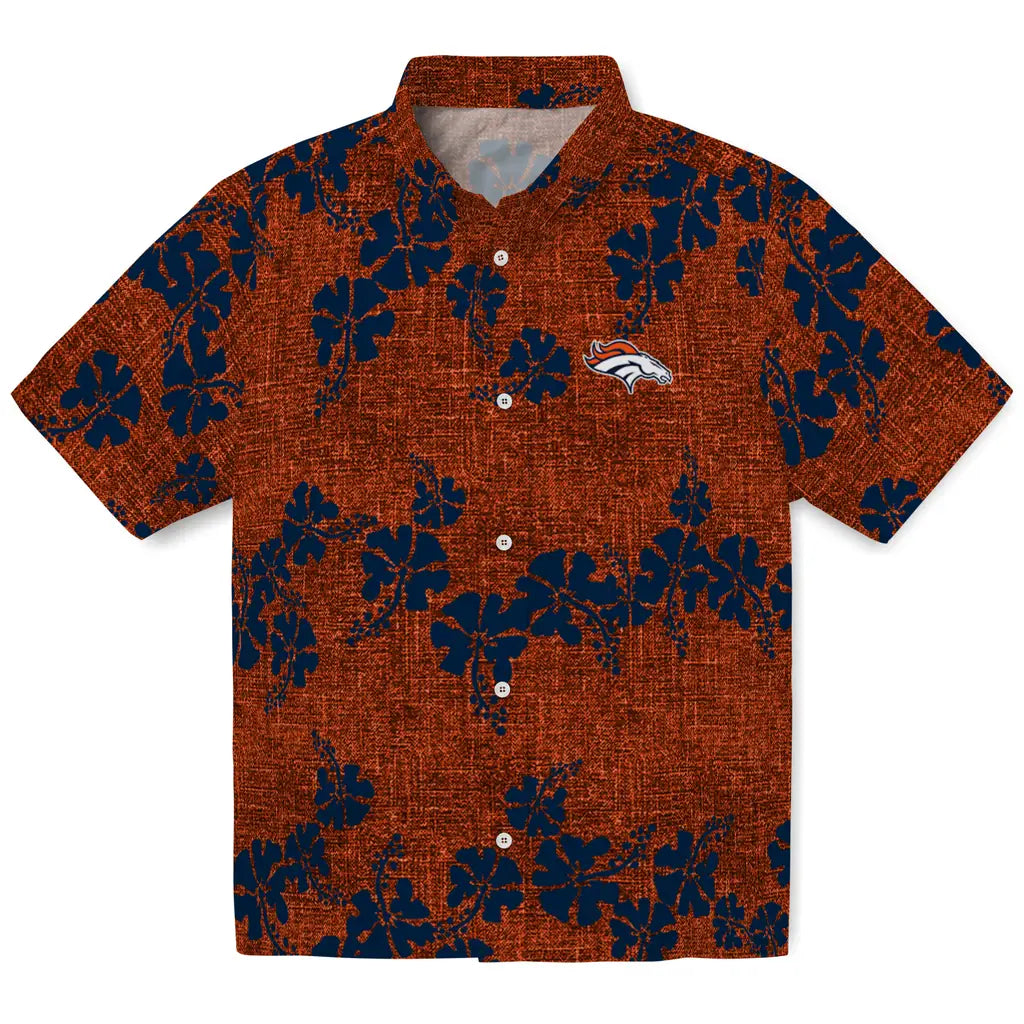 Denver Broncos Hawaiian Shirt - 50th State Flower | Moonbestprint