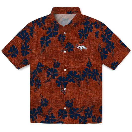 Denver Broncos Hawaiian Shirt - 50th State Flower | Moonbestprint