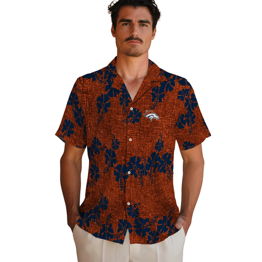 Denver Broncos Hawaiian Shirt - 50th State Flower | Moonbestprint