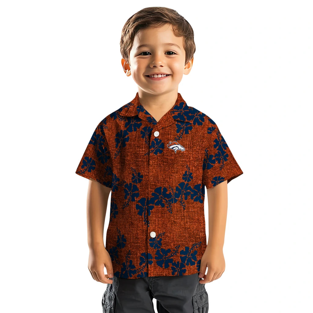 Denver Broncos Hawaiian Shirt - 50th State Flower | Moonbestprint
