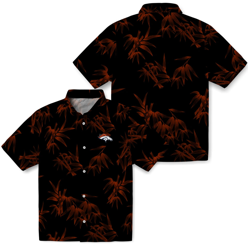 Denver Broncos Hawaiian Shirt - Bamboo Branches | Moonbestprint