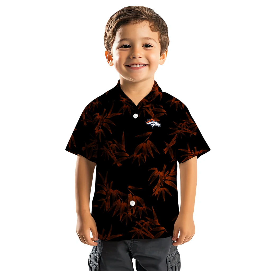 Denver Broncos Hawaiian Shirt - Bamboo Branches | Moonbestprint