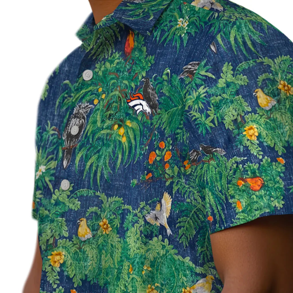 Denver Broncos Hawaiian Shirt - Bird Canopy | Moonbestprint