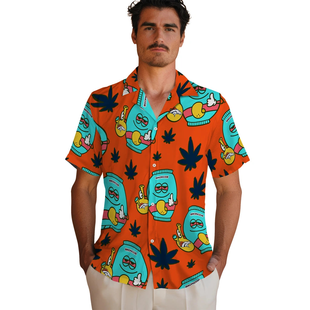 Denver Broncos Hawaiian Shirt - Chill Vibe | Moonbestprint