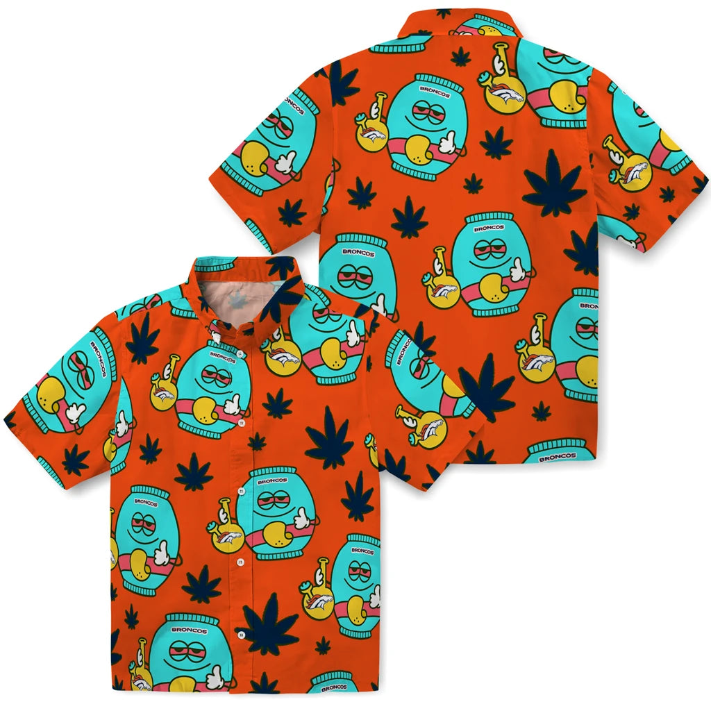 Denver Broncos Hawaiian Shirt - Chill Vibe | Moonbestprint