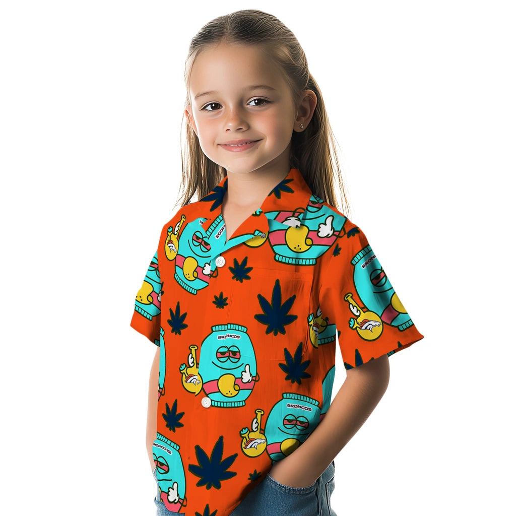 Denver Broncos Hawaiian Shirt - Chill Vibe | Moonbestprint