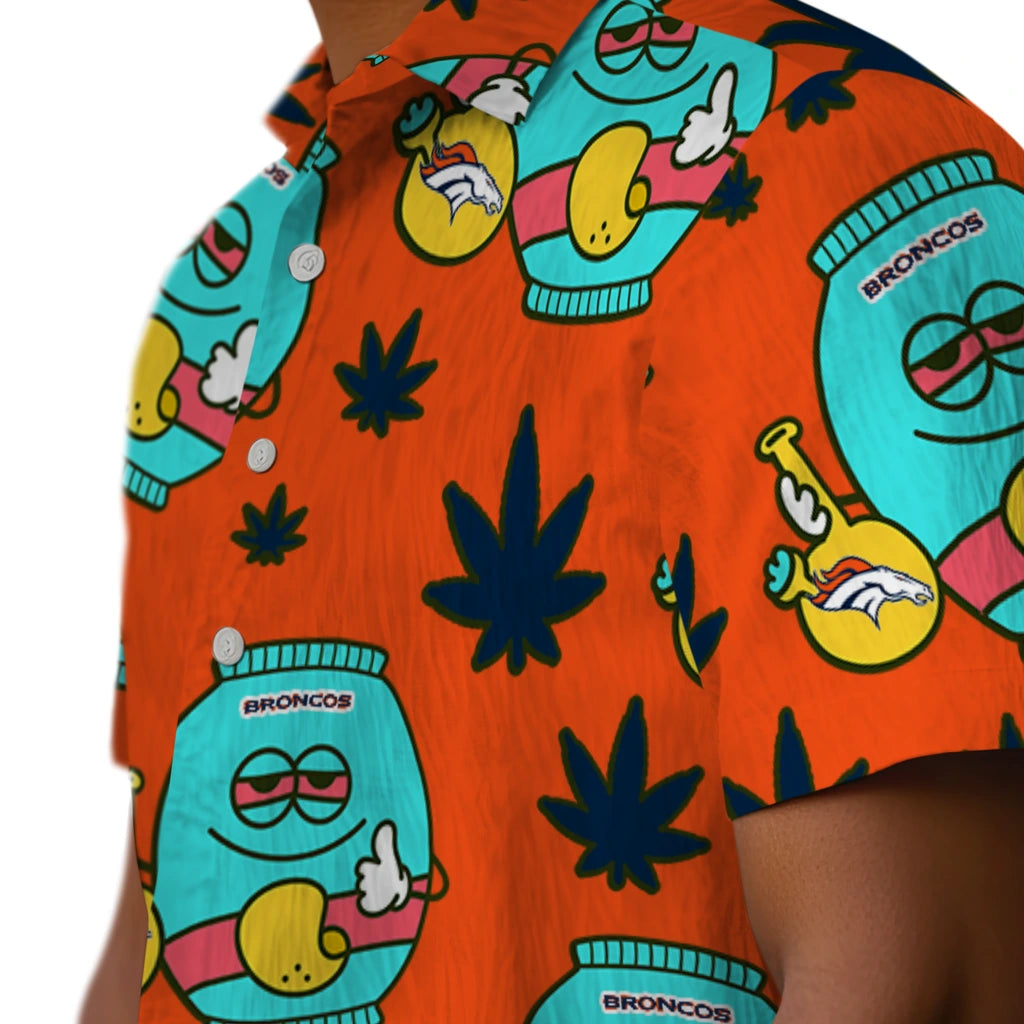 Denver Broncos Hawaiian Shirt - Chill Vibe | Moonbestprint