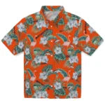 Denver Broncos Hawaiian Shirt - Flamingo and Hibiscus | Moonbestprint