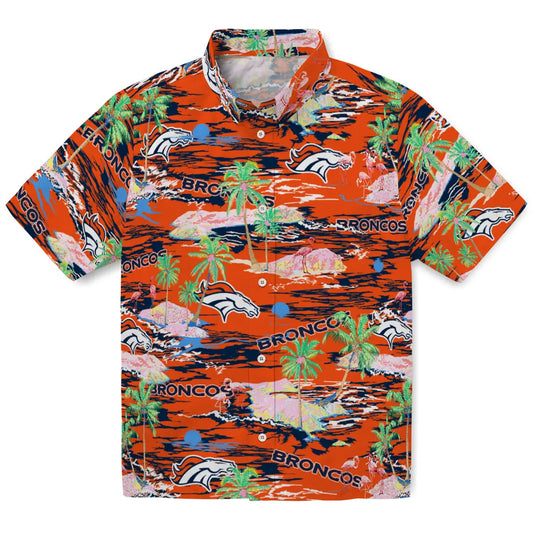 Denver Broncos Flamingo Retreat 2026 Hawaiian Shirt – Moonbestprint