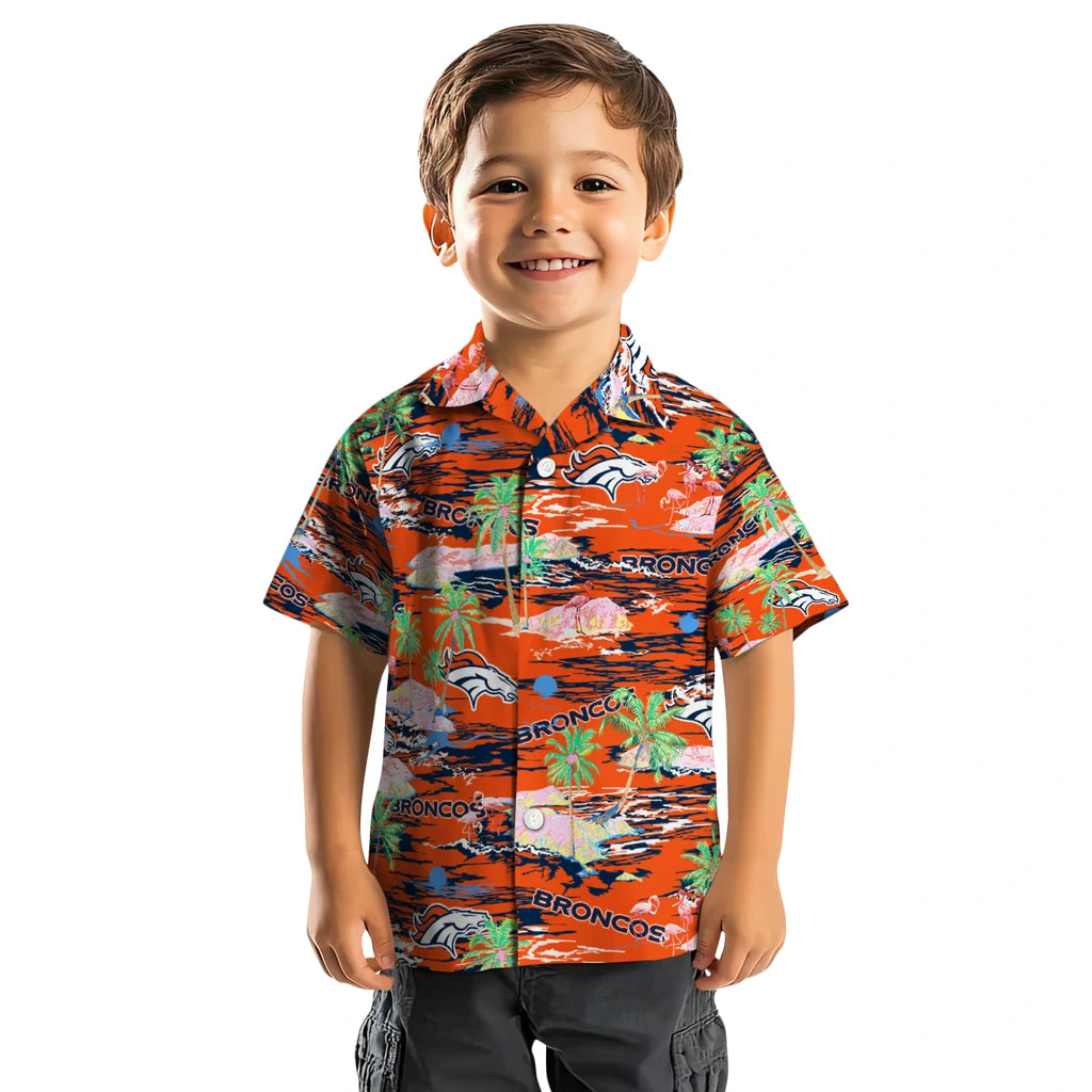 Denver Broncos Flamingo Retreat 2026 Hawaiian Shirt – Moonbestprint