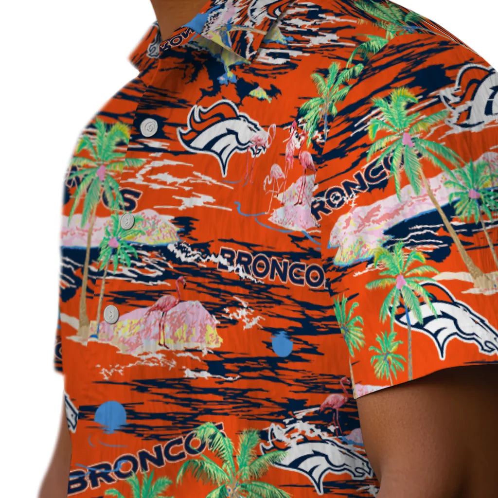 Denver Broncos Flamingo Retreat 2026 Hawaiian Shirt – Moonbestprint
