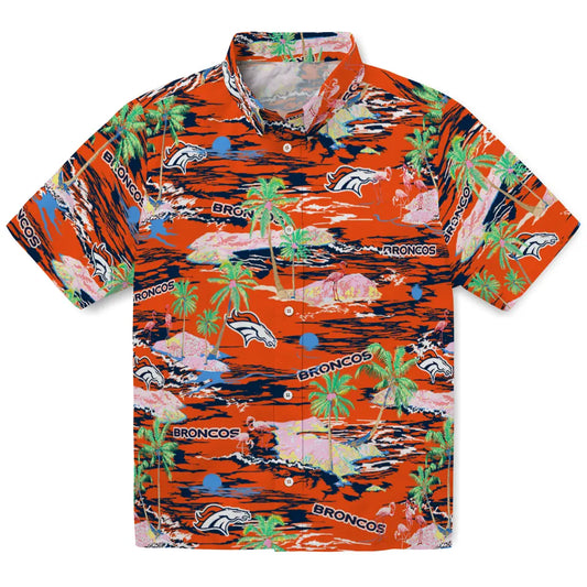Denver Broncos Hawaiian Shirt - Hawaii Island | Moonbestprint