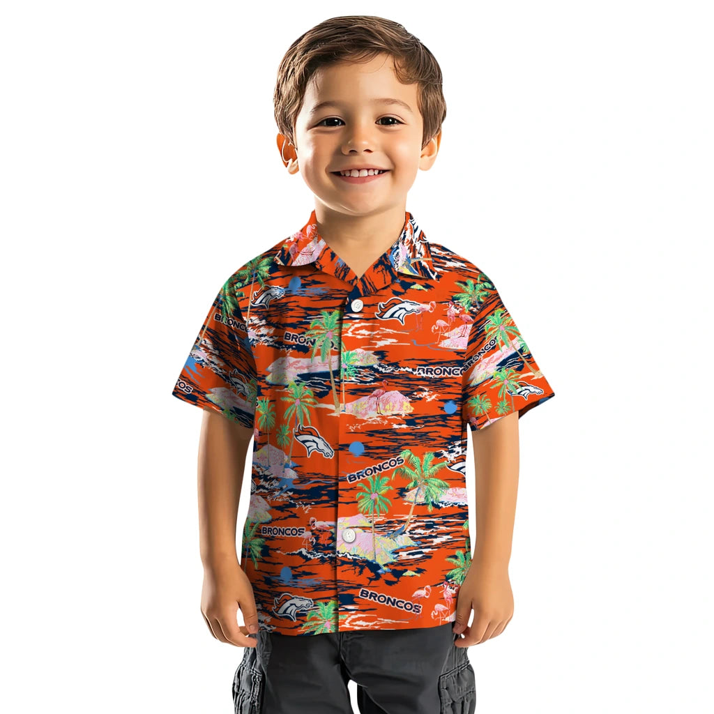 Denver Broncos Hawaiian Shirt - Hawaii Island | Moonbestprint