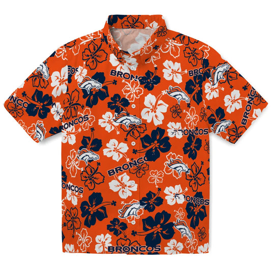 Denver Broncos Hibiscus Bloom Hawaiian Shirt – Moonbestprint